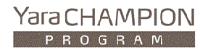 YARA CHAMPION PROGRAM