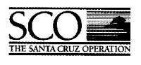 SCO THE SANTA CRUZ OPERATION