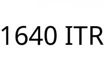 1640 ITR