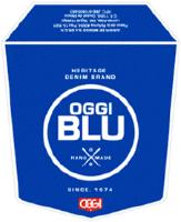 HERITAGE DENIM BRAND OGGI BLU 08 SINCE 1974 OGGI