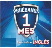 PRUÉBANOS 1 MES PARA HABLAR INGLÉS