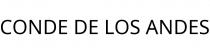 CONDE DE LOS ANDES
