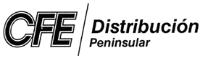 CFE/ DISTRIBUCIÓN PENINSULAR