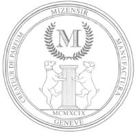 M MIZENSIR MCMXCIX GENEVE CREATEUR DE PARFUM MANUFACTURA