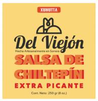 DEL VIEJÓN; SALSA DE CHILTEPÍN EXTRA PICANTE
