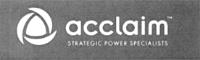 ACCLAIM STRATEGIC POWER SPECIALISTS