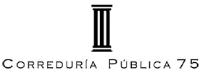 CORREDURÍA PÚBLICA 75