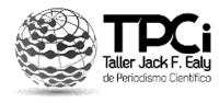 TPCI TALLER JACK F. EALY DE PERIODISMO CIENTIFICO