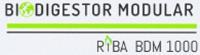 BIODIGESTOR MODULAR RIBA BDM 1000