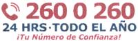 2600260 24 HRS TODO EL AÑO TU NUMERO DE CONFIANZA