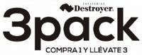 ZAPATERIAS DESTROYER 3PACK COMPRA 1 Y LLÉVATE 3
