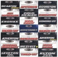 FITNESS&LIFE; NUTRITION; BCAATON; OPTIMUM; APITONUS; ECDISTON; ANTI DEPRESSION; GOLD HEALER; KARDIOTON; EROMAX; KILO LIGHT; HONDRO-VIT; MEMO-VIT;