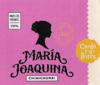 MARÍA JOAQUINA CANTA Y NO LLORES