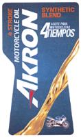 4 STROKE MOTORCYCLE OIL AKRON SYNTHETIC BLEND