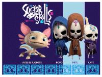 THE SUGAR SKULLS; AXEL EL AJOLOTE; POPO; PETL; CATE