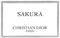 SAKURA CHRISTIAN DIOR PARIS