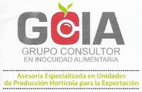 GCIA GRUPO CONSULTOR EN INOCUIDAD ALIMENTARIA ASESORÍA ESPECIALIZADA EN UNIDADES DE PRODUCCIÓN HORTÍCOLA PARA LA EXPORTACIÓN
