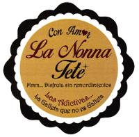 CON AMOR LA NONNA TETÉ MMM... DISFRUTA SIN REMORDIMIENTOS LAS ADICTIVAS... LA GALLETA QUE NO ES GALLETA