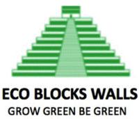 ECO BLOCKS WALLS GROW GREEN BE GREEN