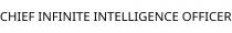 CHIEF INFINITE INTELLIGENCE OFFICER