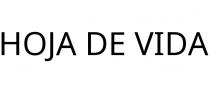 HOJA DE VIDA