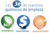 LAS 3E DE NUESTROS QUÍMICOS DE LIMPIEZA BIO ECOLÓGICOS ECONÓMICOS ESPECIALIZADOS