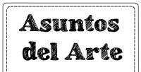ASUNTOS DEL ARTE