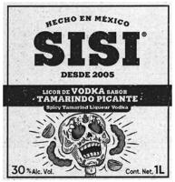 SISI LICOR DE VODKA SABOR TAMARINDO PICANTE