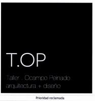 T.OP TALLER; OCAMPO PEINADO ARQUITECTURA DISEÑO