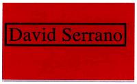 DAVID SERRANO