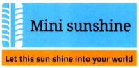 MINI SUNSHINE LET THIS SUN SHINE INTO YOUR WORLD