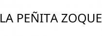 LA PEÑITA ZOQUE