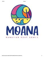 MOANA HAWAIIAN POKE BOWLS