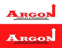 ARGON LOGISTICA Y AUTOTRANSPORTES;CON UNA FLECHA HACIA LA IZQUIERDA Y EN LA 