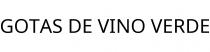 GOTAS DE VINO VERDE