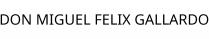 DON MIGUEL FELIX GALLARDO