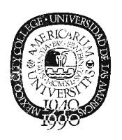 UNIVERSIDAD DE LAS AMERICAS MEXICO CITY COLLEGE AMERICARUM -UNIVERSITAS-SAPIENTIA-PAX-FRATERNITAS. MCMXL-1940-1990.