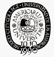 UNIVERSIDAD DE LAS AMERICAS-MEXICO CITY COLLEGE AMERICARUM -UNIVERSITAS-SAPIENTIA-PAX-FRATERNITAS. MCMXL-1940-1990