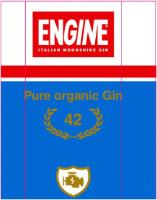 ENGINE ITALIAN MOONSHINE GIN PURE ORGANIC GIN 42