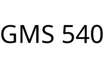 GMS 540