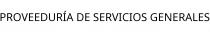 PROVEEDURÍA DE SERVICIOS GENERALES