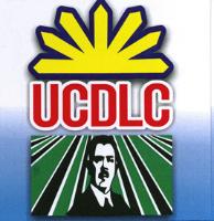 DIBUJO DE UNION CAMPESINA DEMOCRATICA LAZARO CARDENAS; UCDLC; AC. CON LETRAS UCDLC EN MEDIO DEL DIBUJO