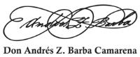 DON ANDRÉS Z. BARBA CAMARENA