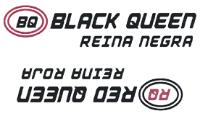 BQ BLACK QUEEN REINA NEGRA RQ RED QUEEN REINA ROJA
