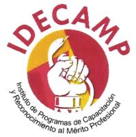 IDECAMP INSTITUTO DE PROGRAMAS DE CAPACITACIÓN Y RECONOCIMIENTO AL MÉRITO PROFESIONAL