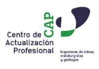 CAP CENTRO DE ACTUALIZACION PROFESIONAL INGENIEROS DE MINAS; METALURGISTAS Y GEOLOGOS