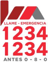 LLAME;EMERGENCIA 1234 1234 ANTES 0 8 0
