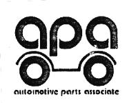 APA AUTOMOTIVE PARTS ASSOCIATE