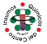 INSUMOS QUIMICOS DEL CENTRO S.A. DE;C.V.