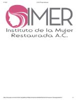 IMER INSTITUTO DE LA MUJER RESTAURADA AC